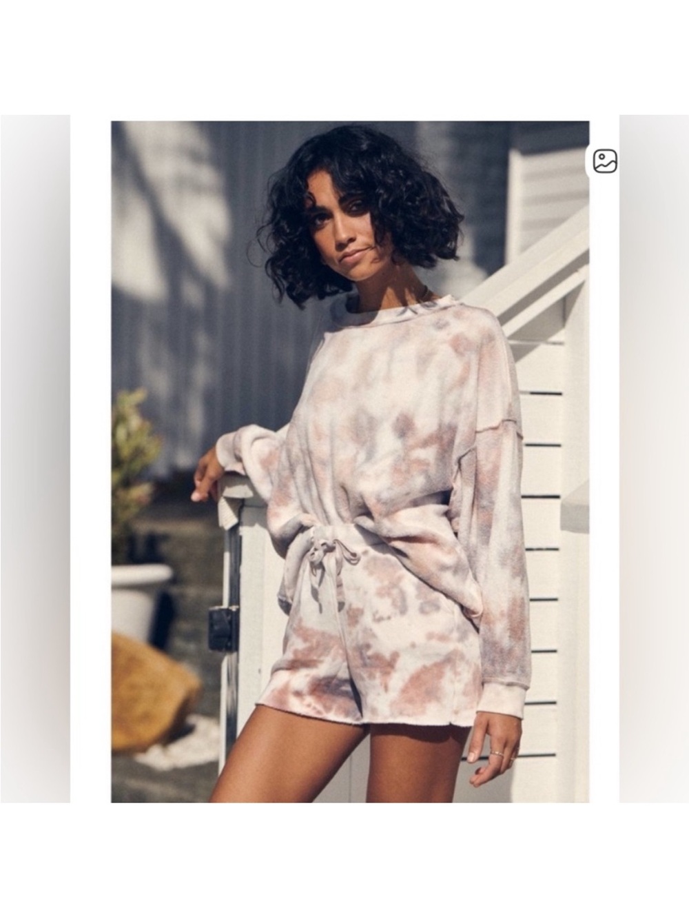 Free people Tie-Dye Fleece set